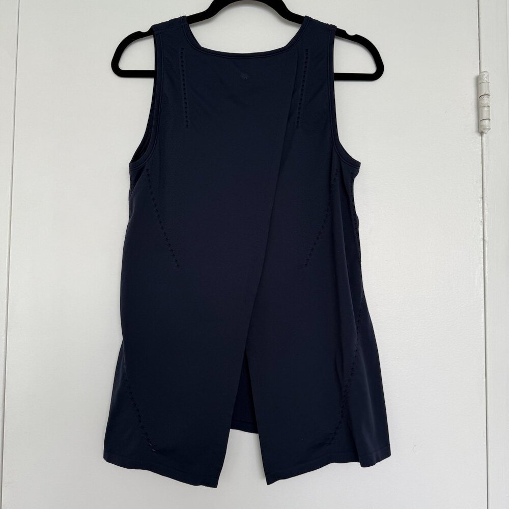 Athleta Foothill Tank  Medium Navy Blue - Picture 4 of 6